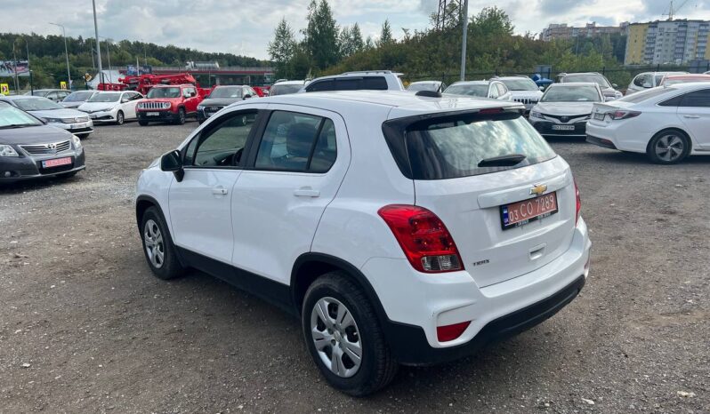 
								2018  CHEVROLET Trax заповнено									