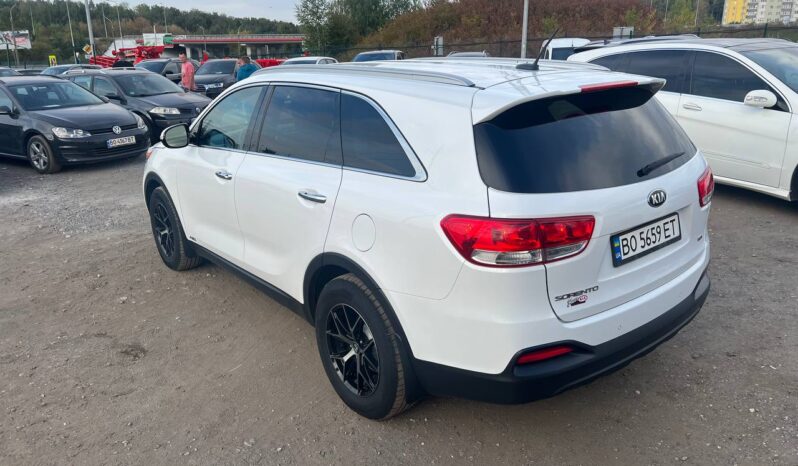 
								2016  KIA Sorento заповнено									