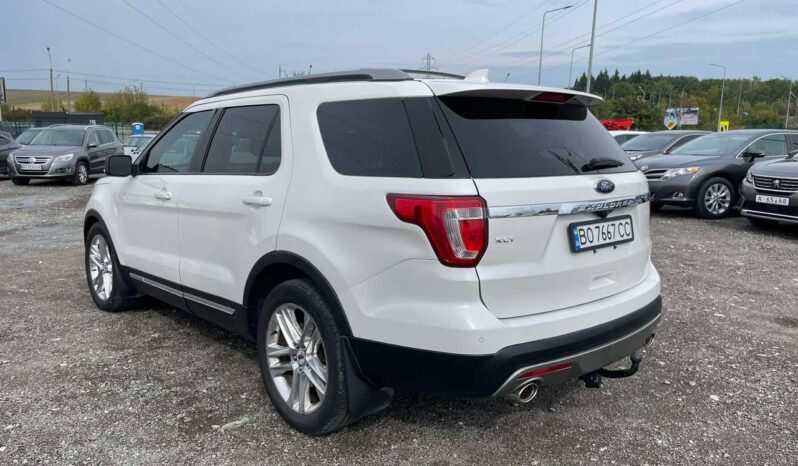 
								2016  FORD Explorer заповнено									